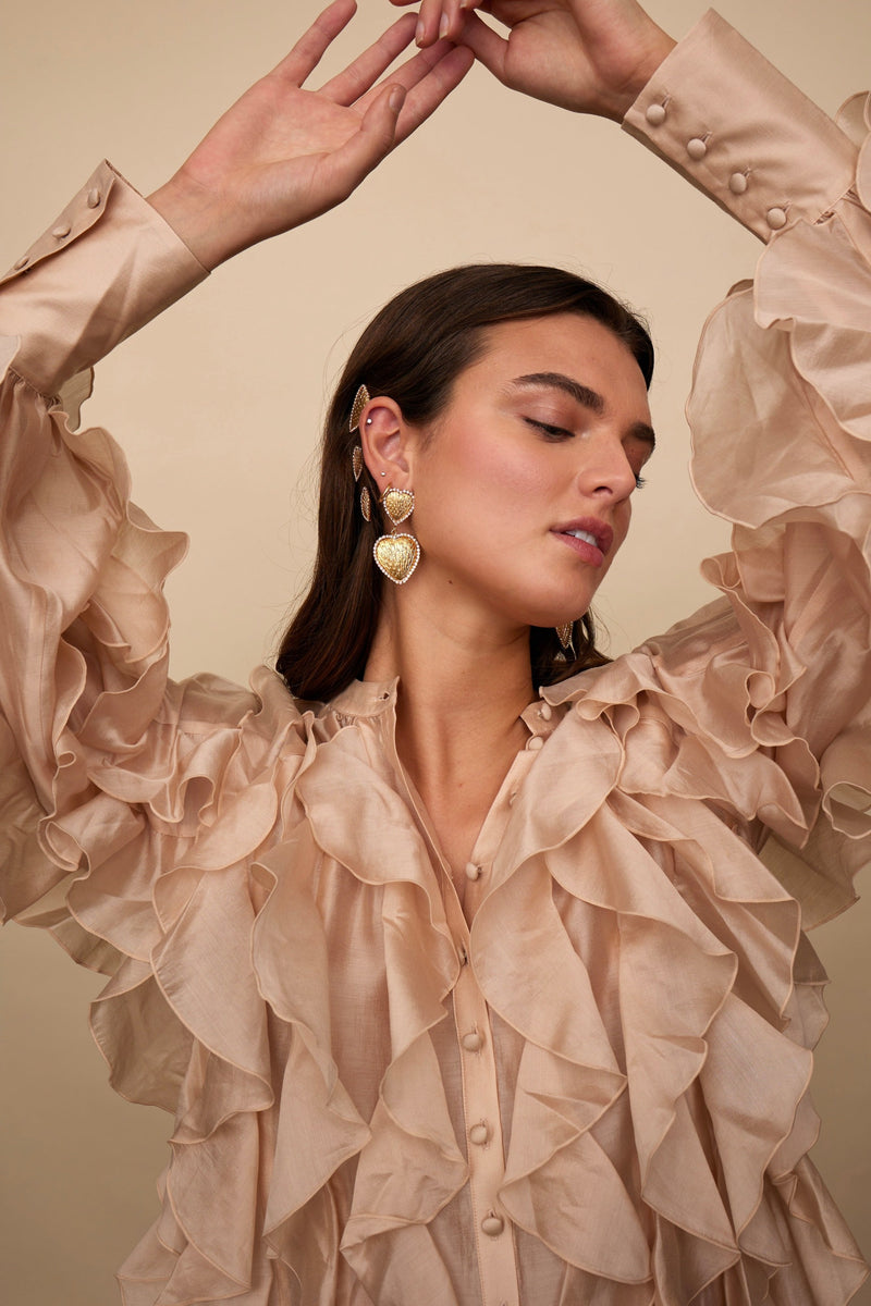 Kelly Heart Drop Earrings