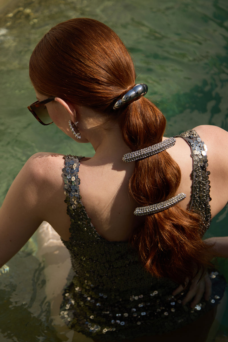 Glossy Croissant Pony Cuff