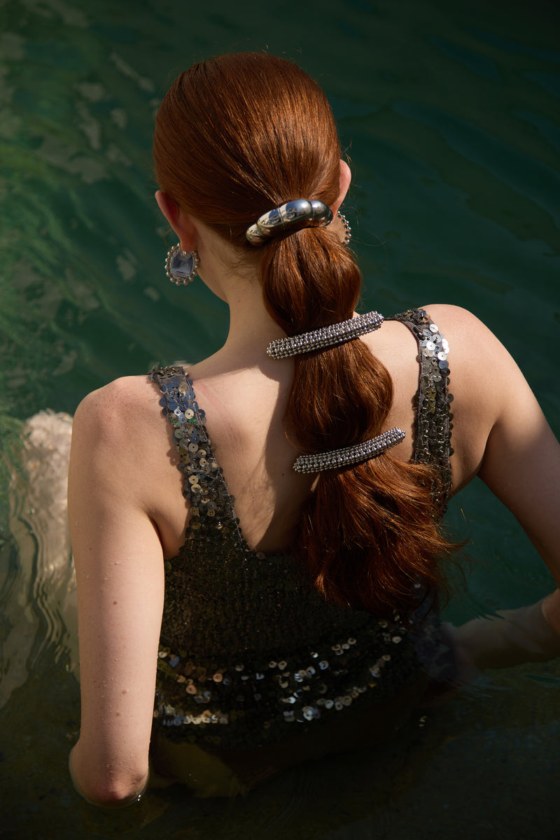 Glossy Croissant Pony Cuff