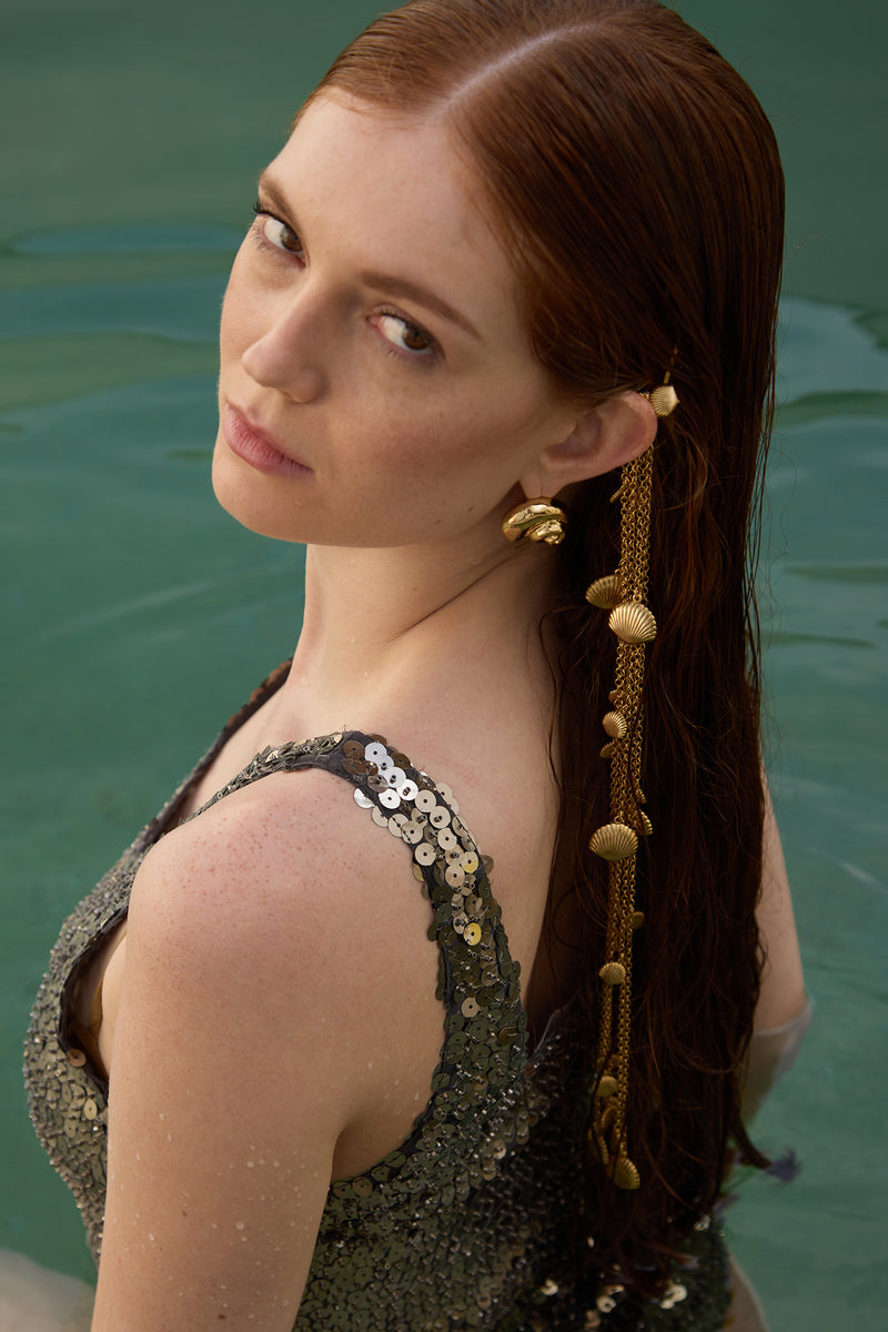 Marina Shell Chain Bobbi Pin
