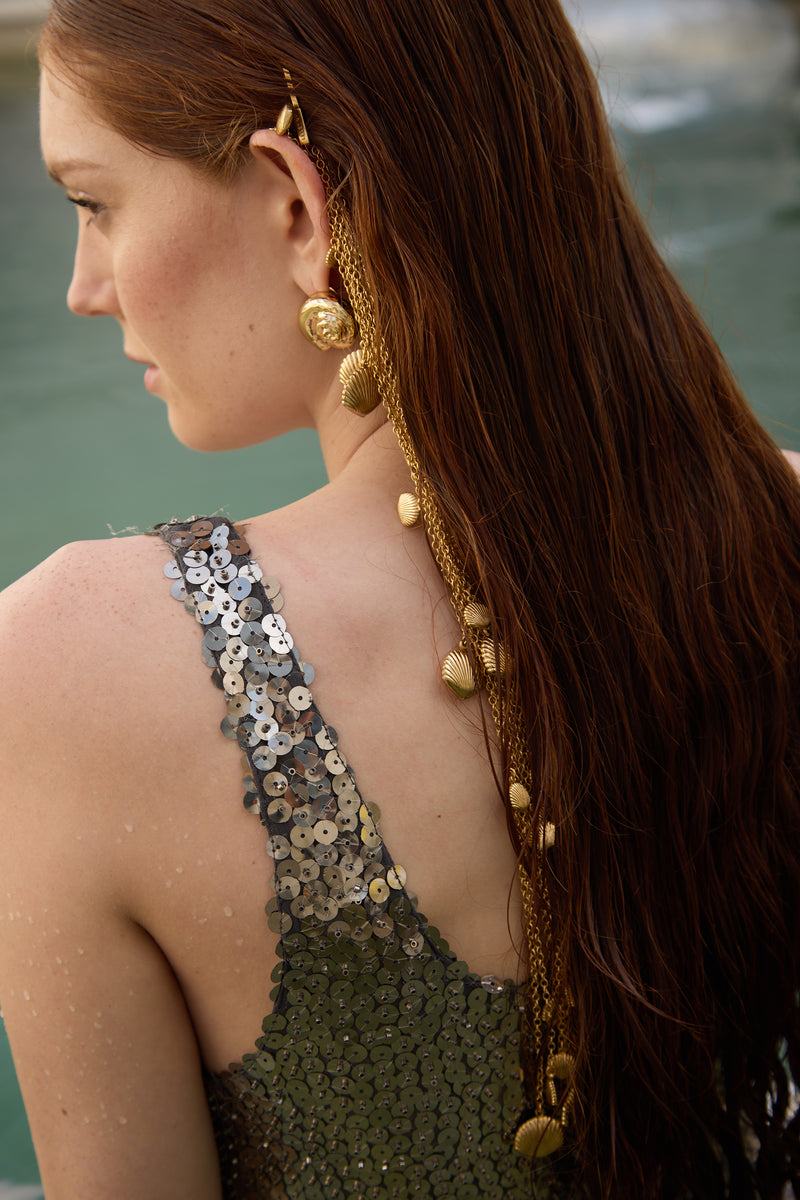 Marina Shell Chain Bobbi Pin