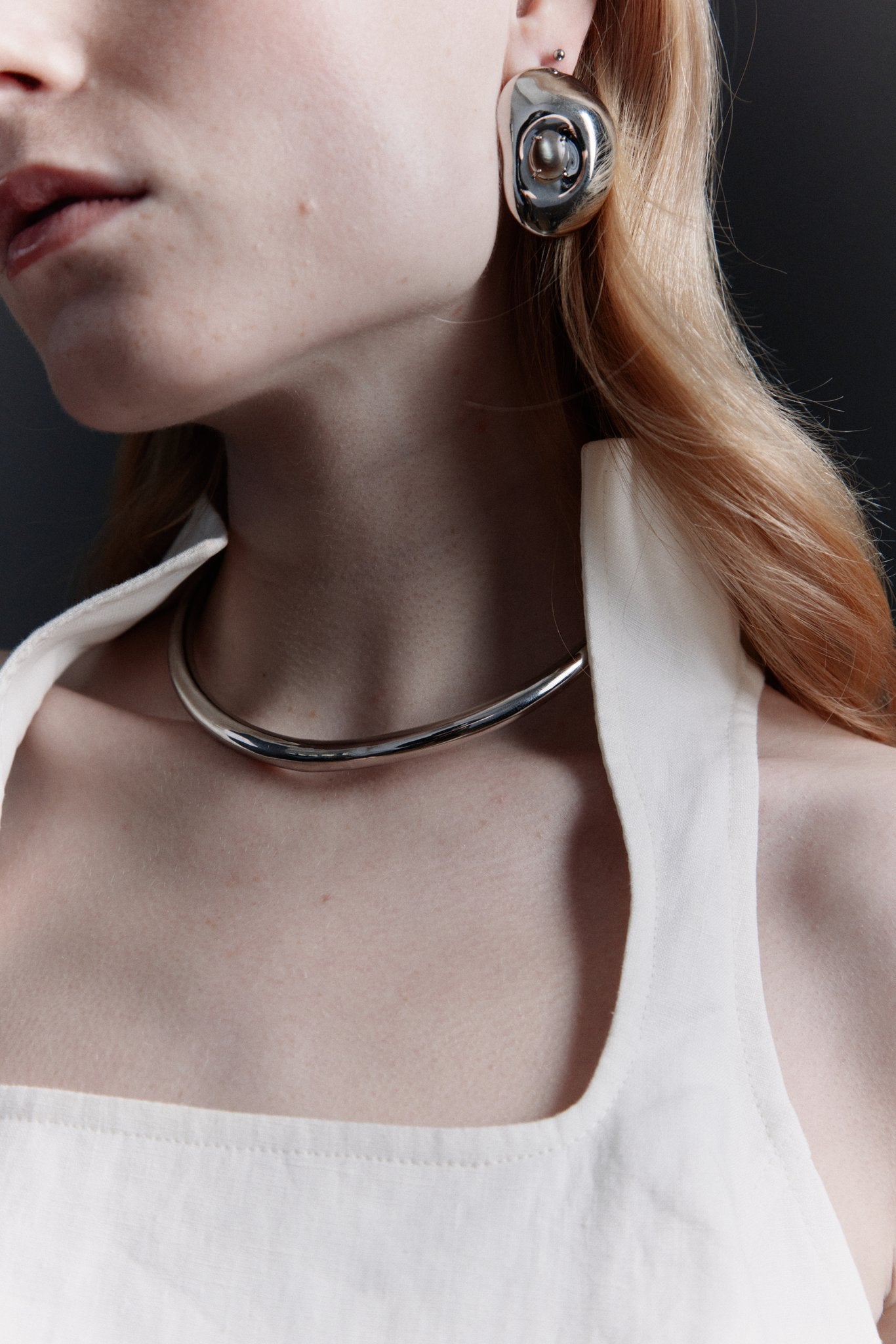 Romy Metal Collar Necklace