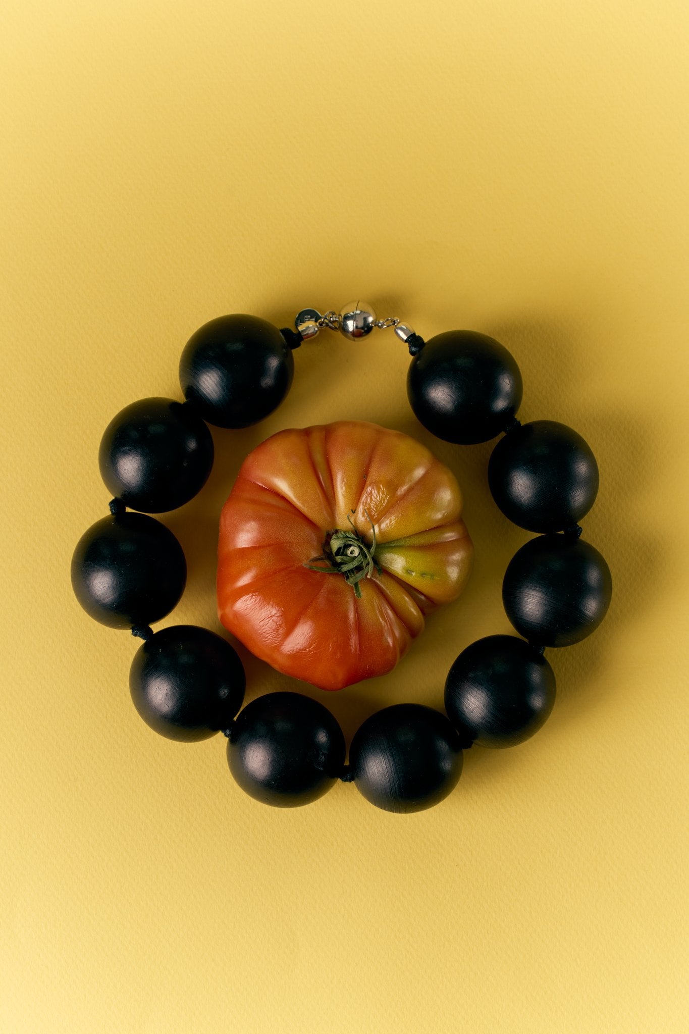 Arlo Oversized Wood Necklace