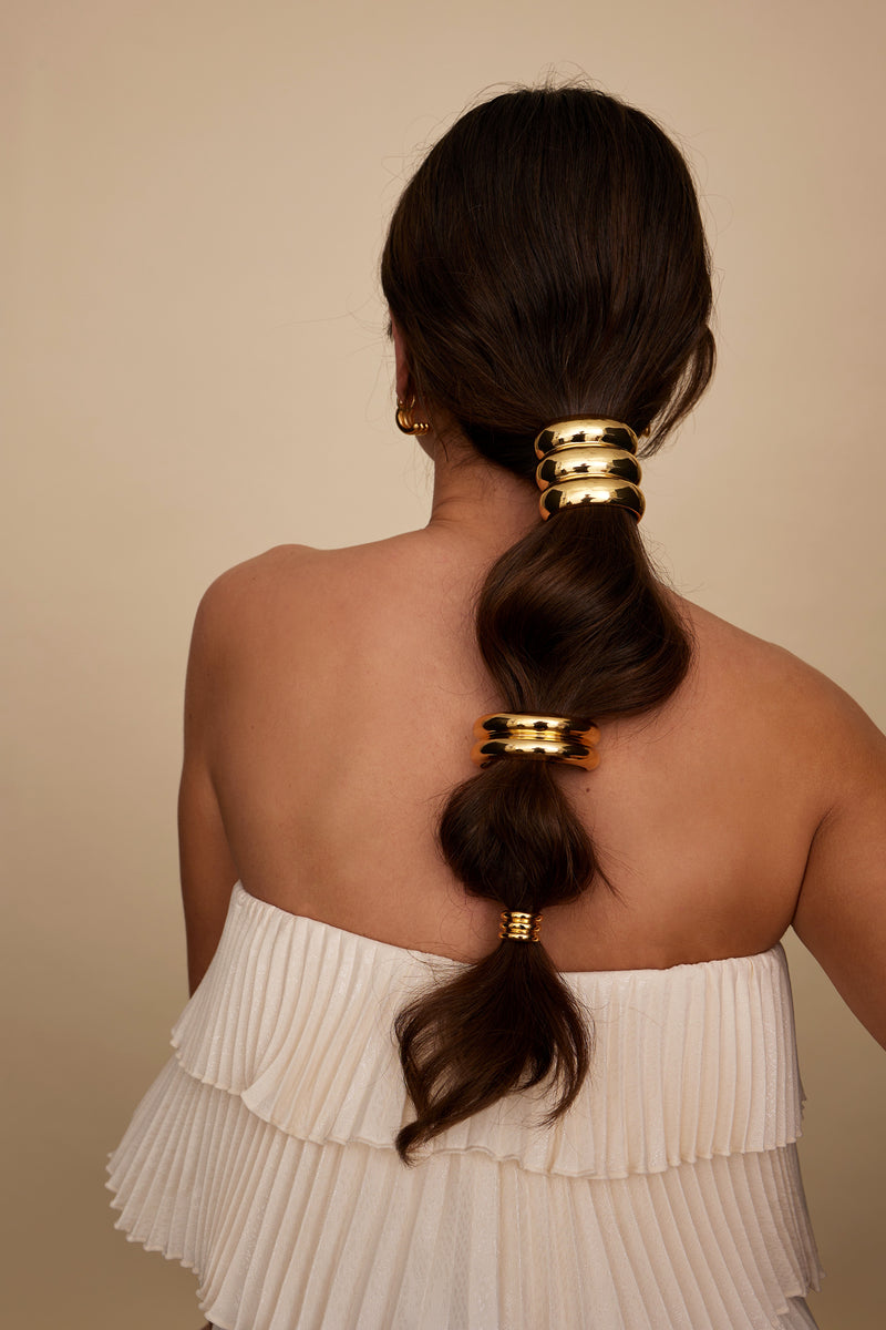 Glossy Triple Arch Pony Cuff