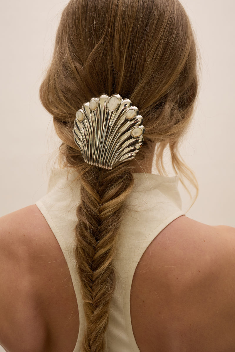 Nellie Mother of Pearl Shell Barrette