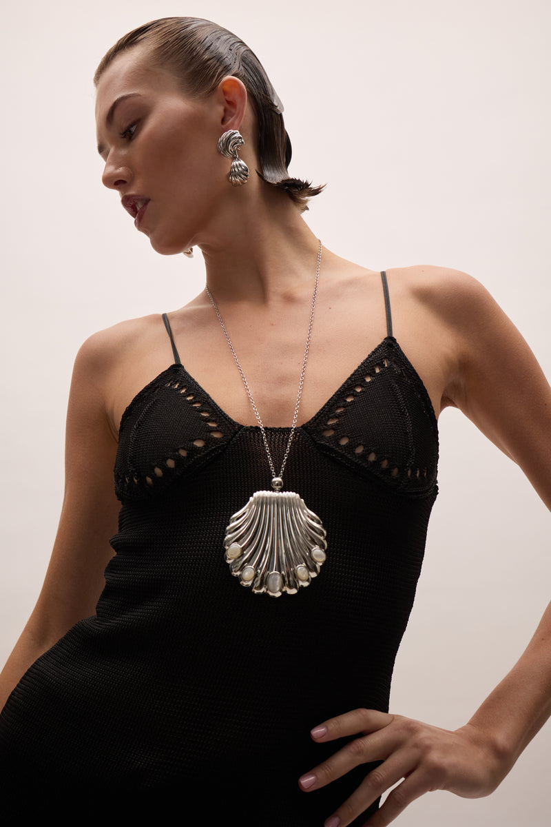 Nellie Mother Of Pearl Shell Necklace