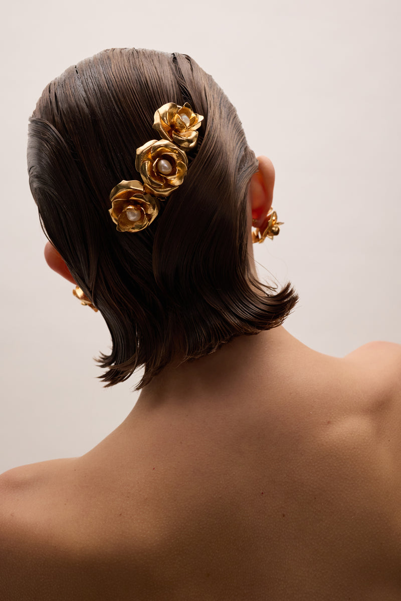 Ivy Multifloral Pearl Comb