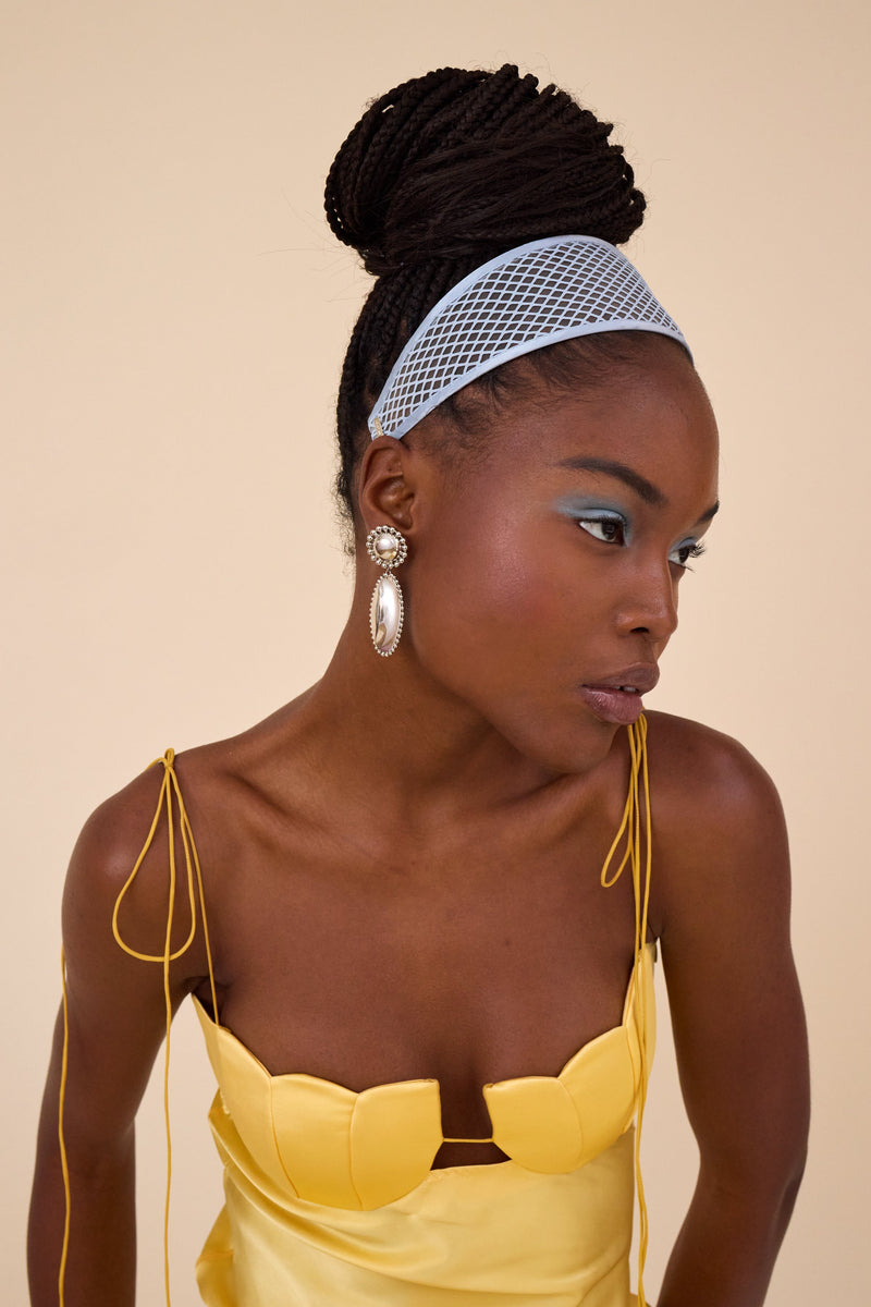 Giselle Fishnet Wide Headband