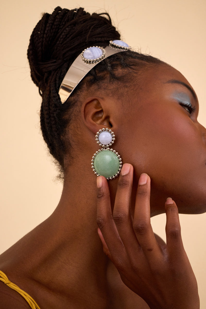 Lina Ballchain Drop Earrings
