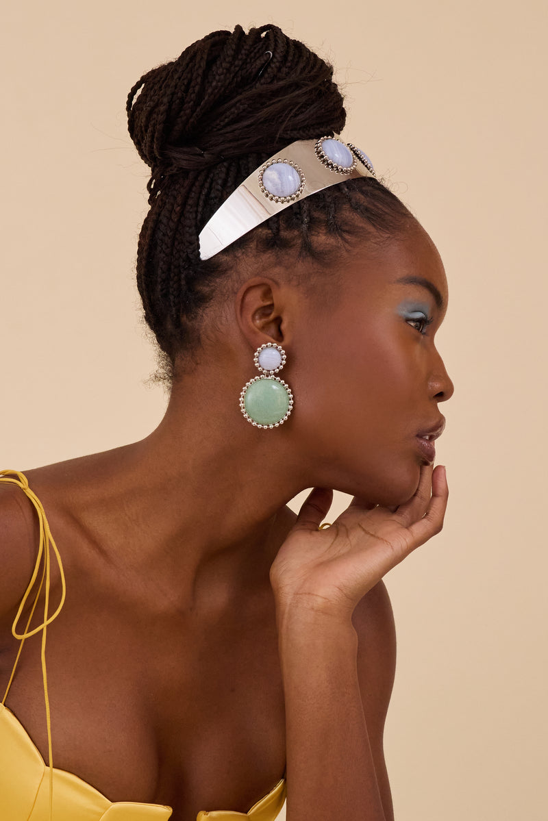 Lina Ballchain Drop Earrings