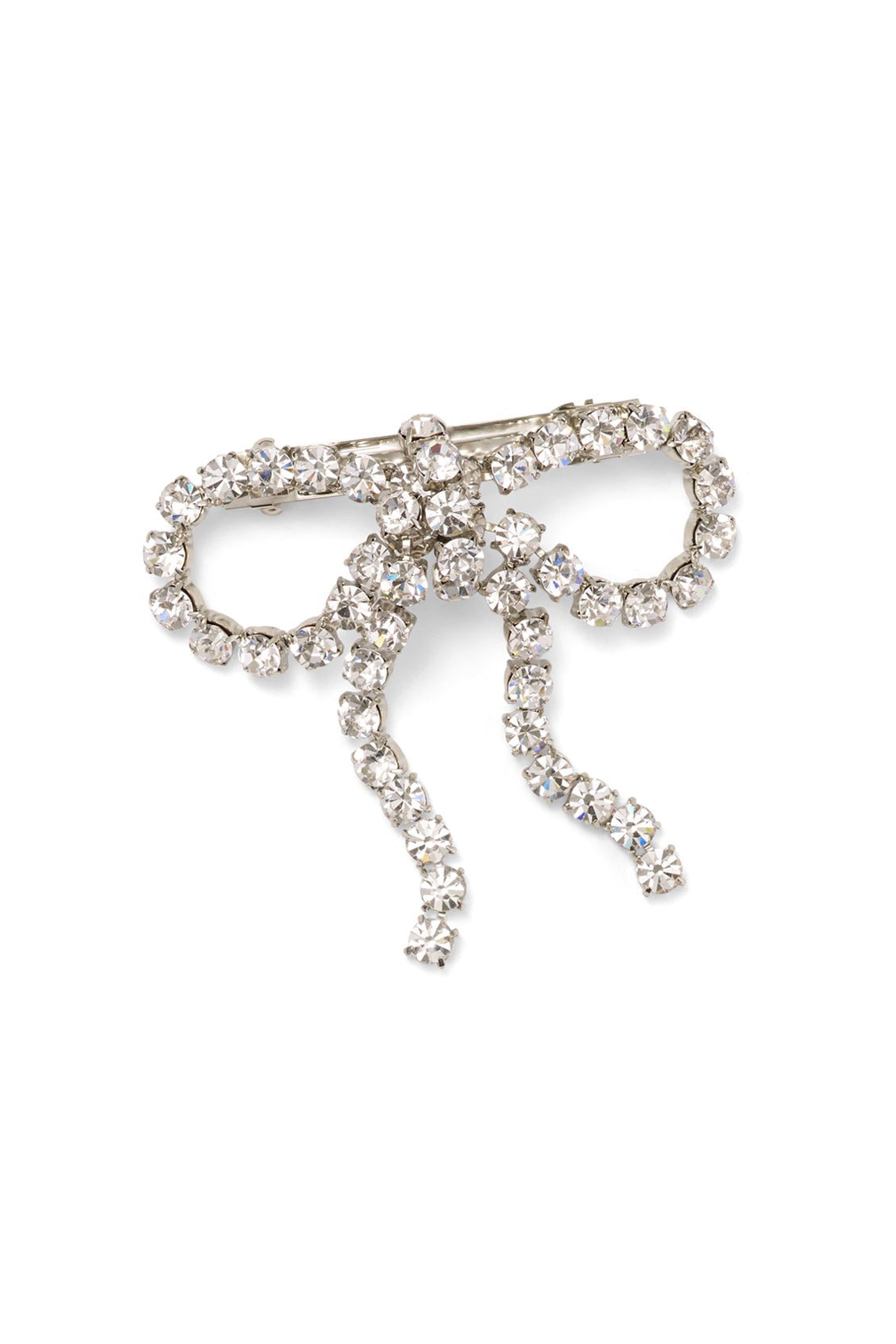 Kamala Crystal Bow Barrette | LELET NY
