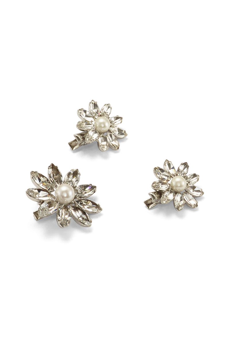 Zuri Crystal Clip Set of 3