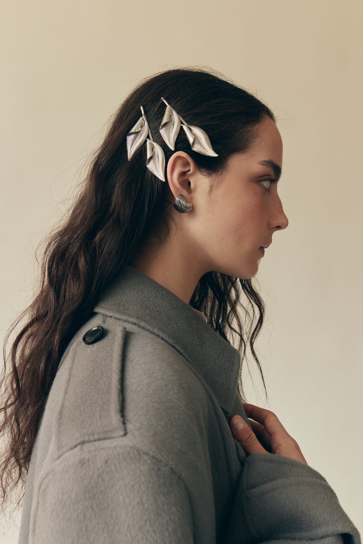 Deco Leaf Bobbi Pin Set of 2
