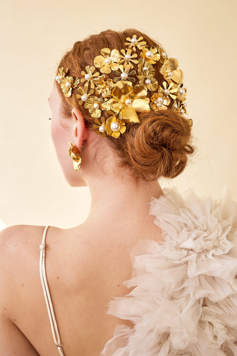 Eden Floral Comb Set