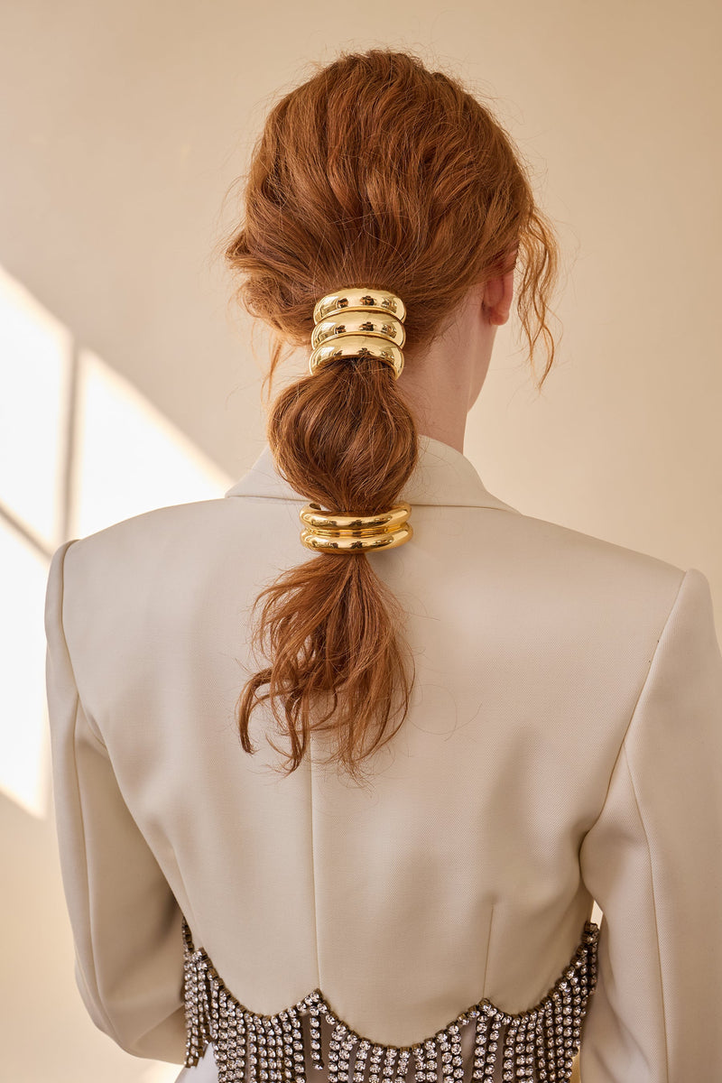 Petite Glossy Double Arch Pony