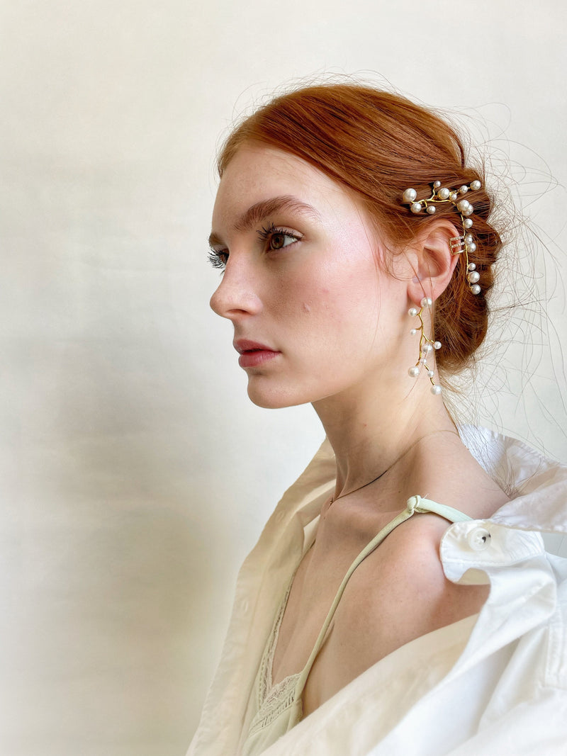 Pearl Forest Earrings