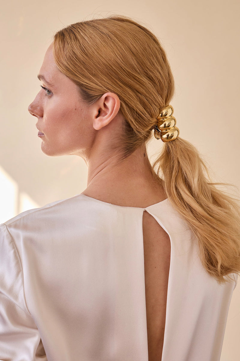 Glossy Triple Arch Pony Cuff