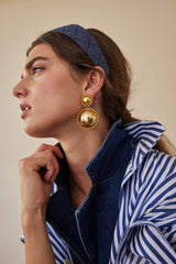 Lucia Dome Earrings