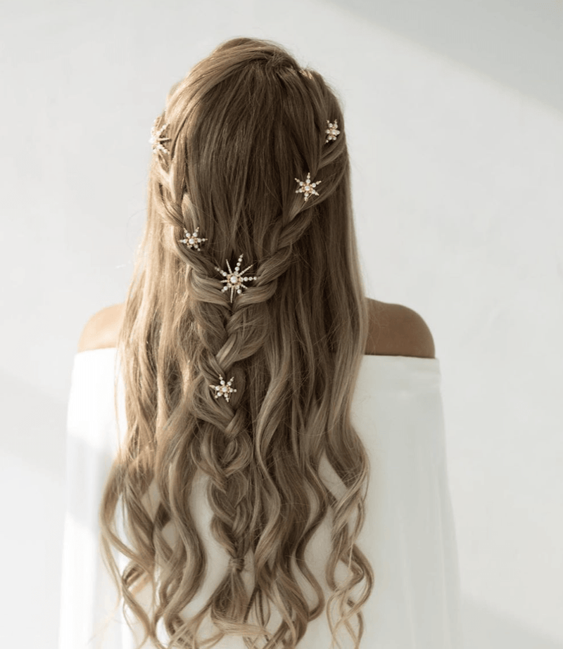 Starlet Pearl and Crystal Petite Comb