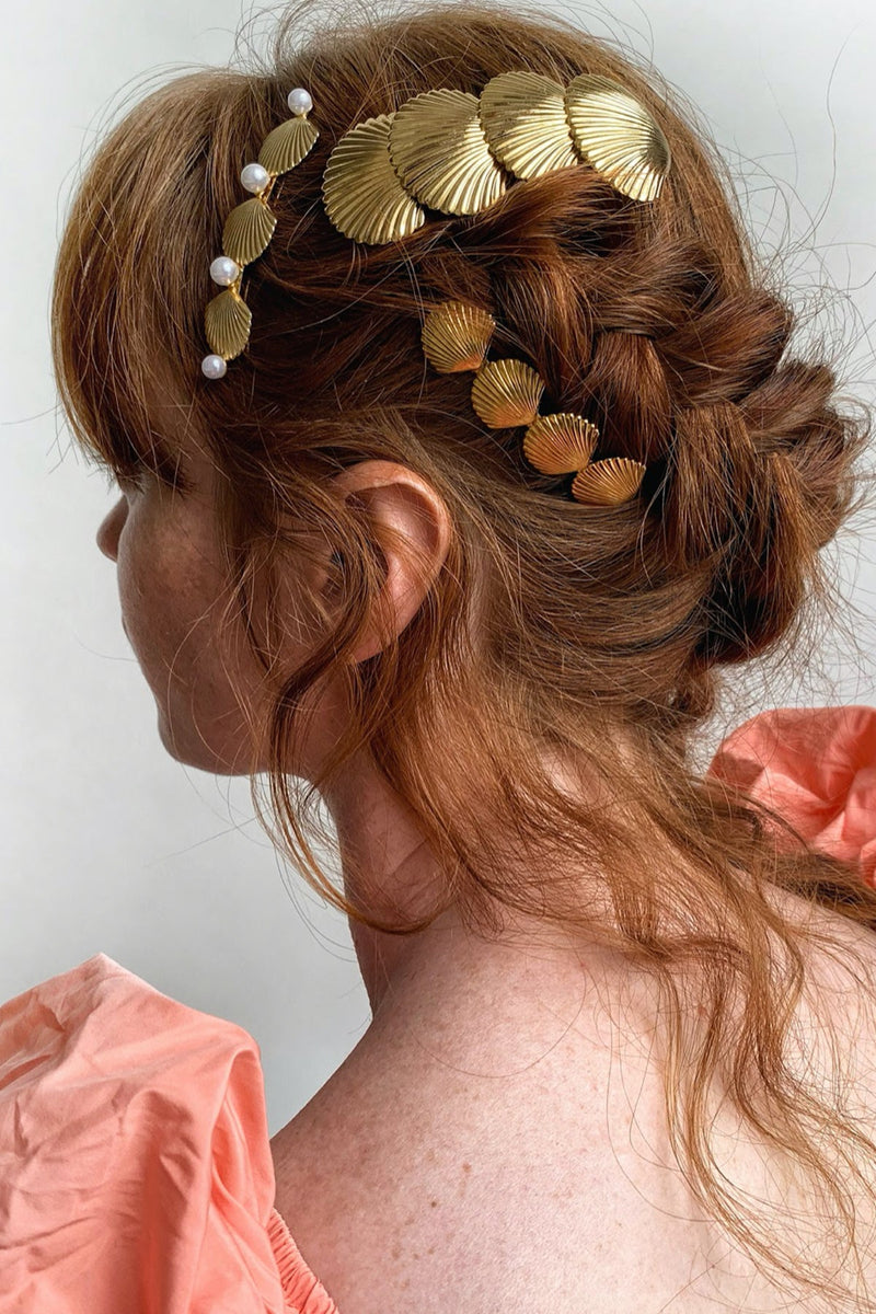 Sandy Pearl Barrette