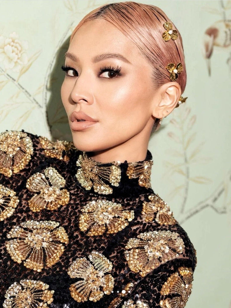 Pearl Poppy Clip Set of 3