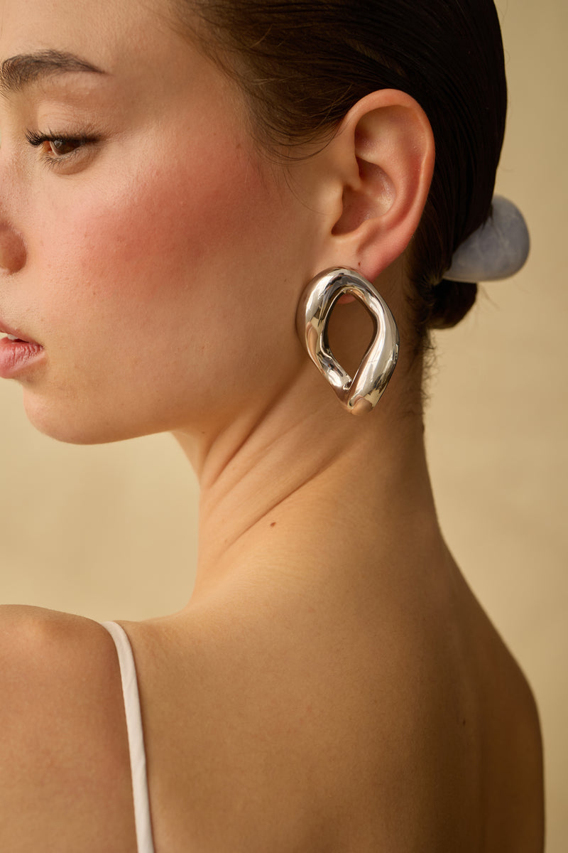 Glossy Chain Link Earrings