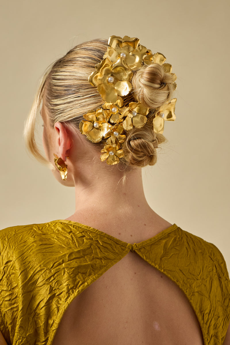 Eden Floral Comb Set