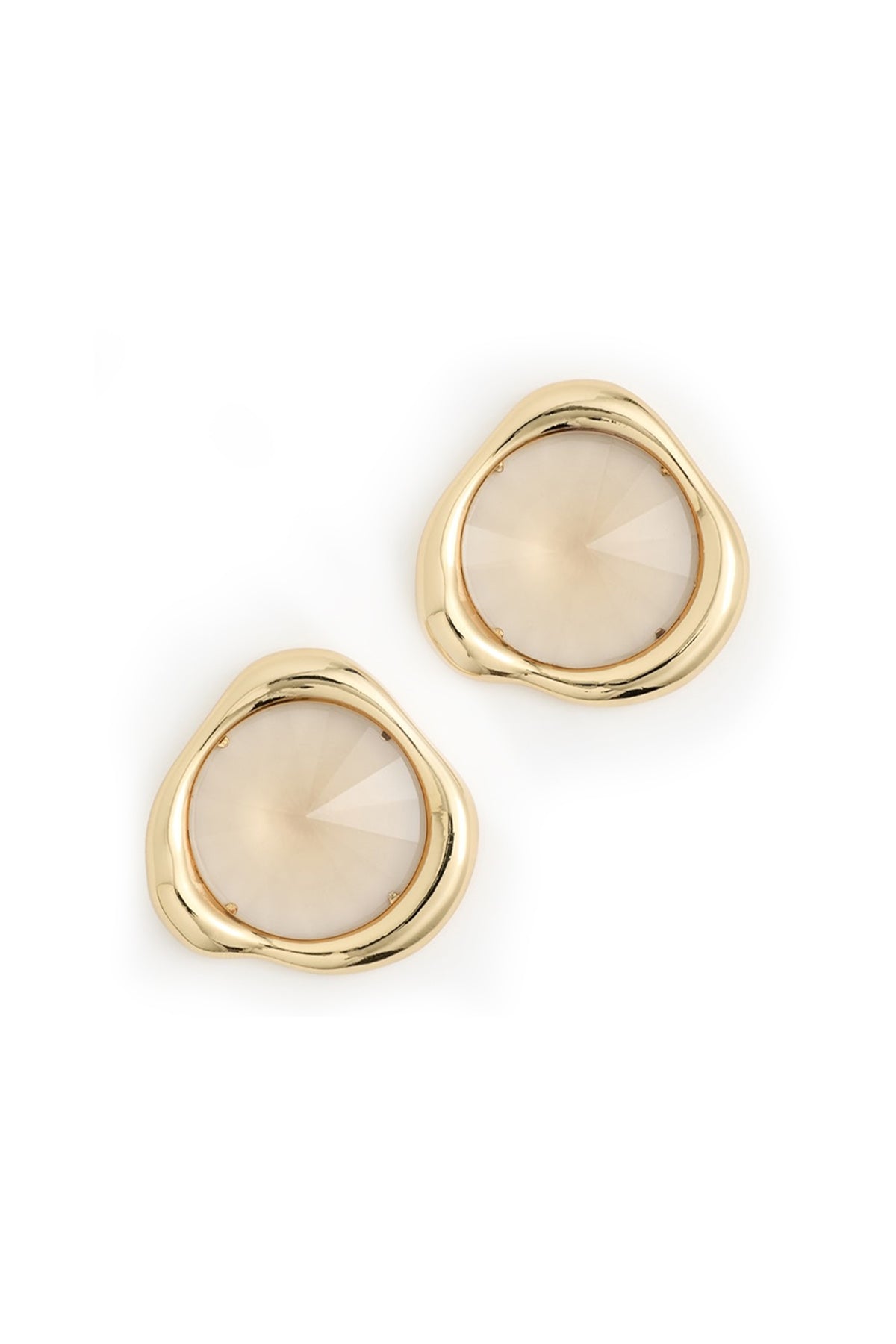 Sloane Crystal Button Earrings