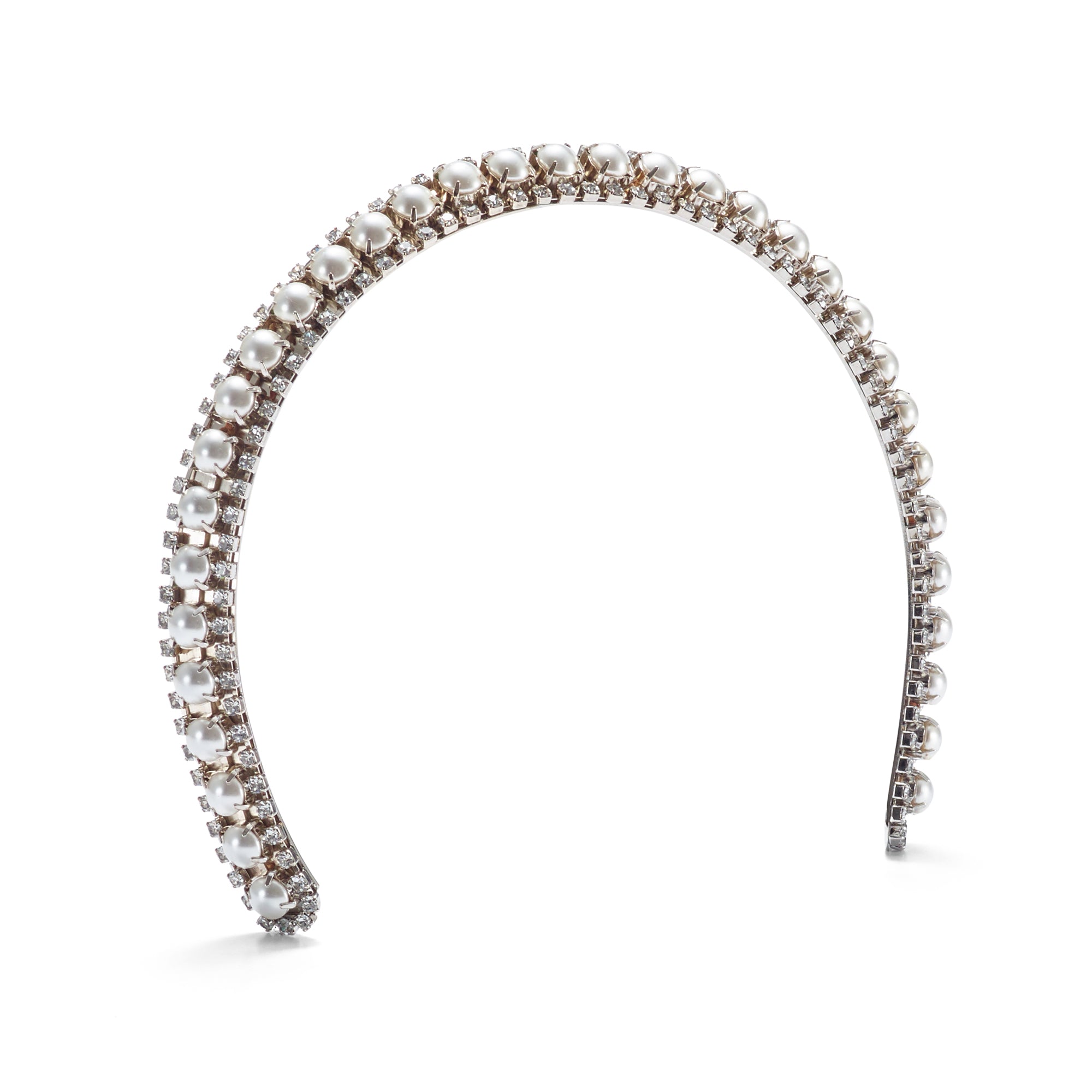 Triple Pearl Wrap Headband | LELET NY 14K Gold