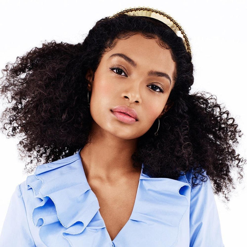 Glossy Pearl Wide Headband