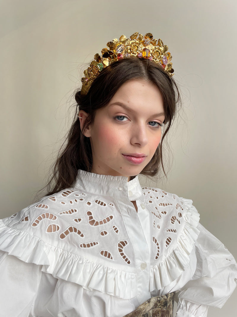 Daphne Spectrum Crystal Crown