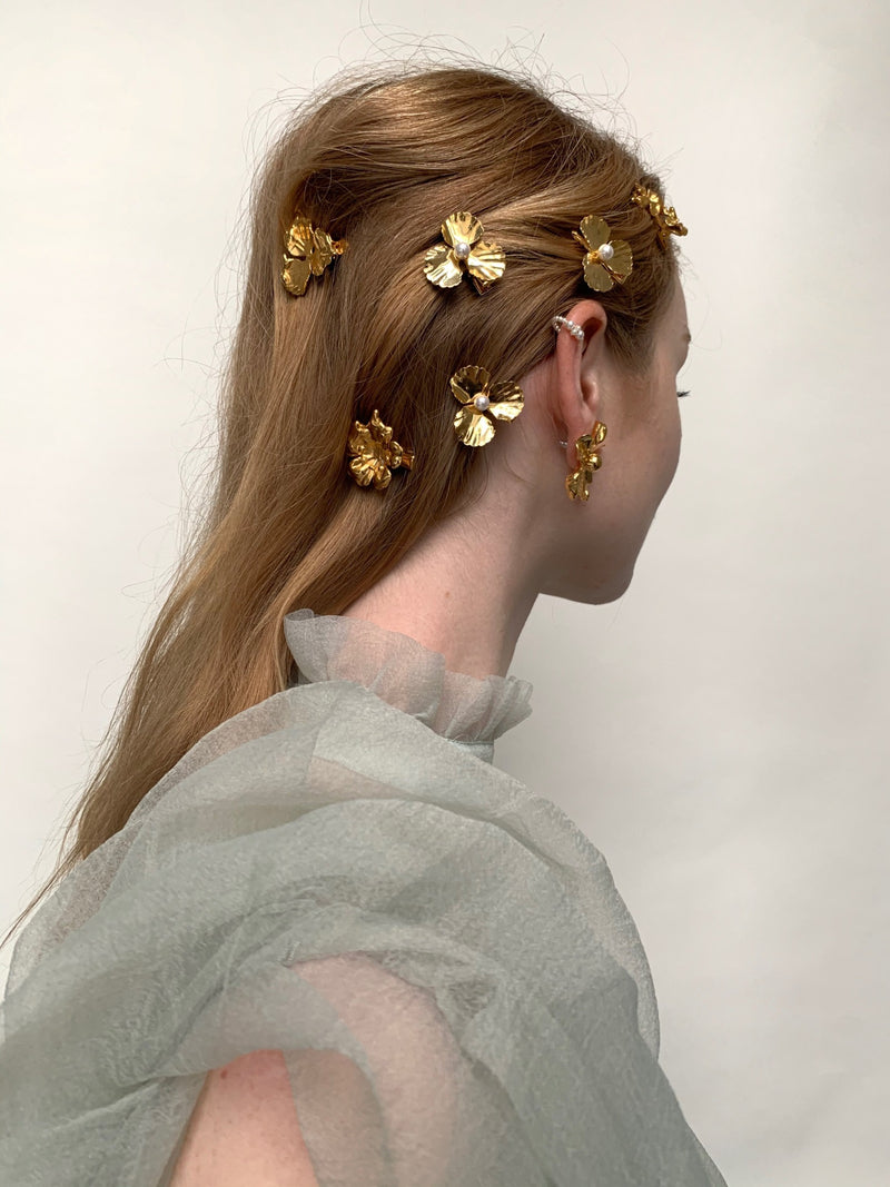 Pearl Poppy Claw Set of 3