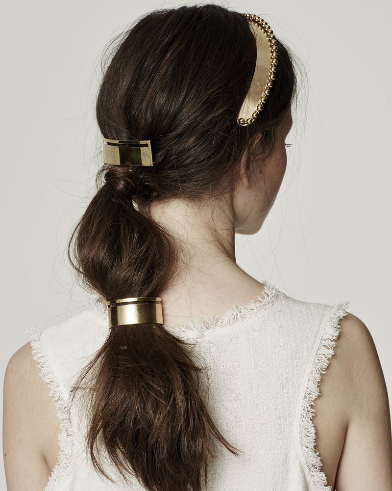 Glossy Ballchain Wide Headband