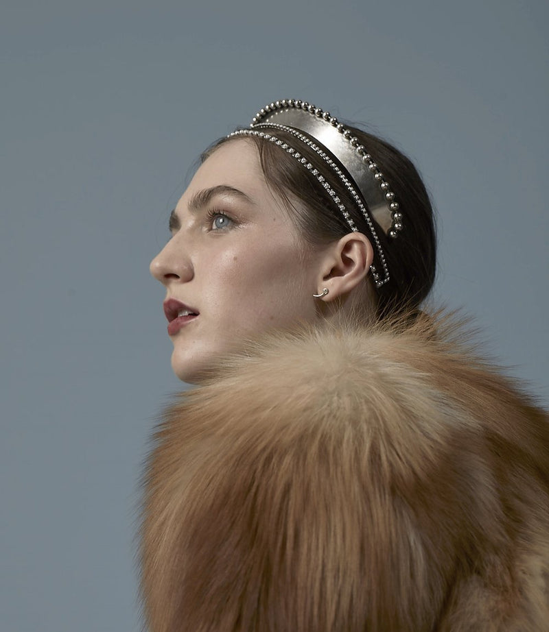 Glossy Ballchain Wide Headband