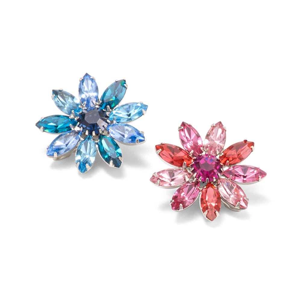 Crystal Flower Hair Jewels – SommerSparkle