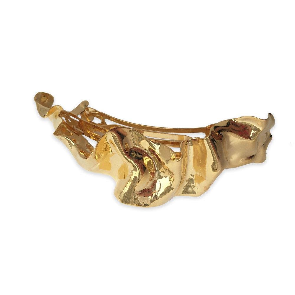 Ruffle French Barrette – LELET NY