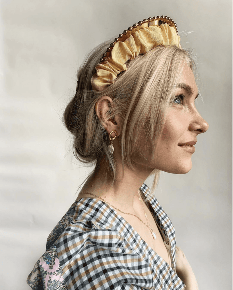 Glossy Ballchain Wide Headband