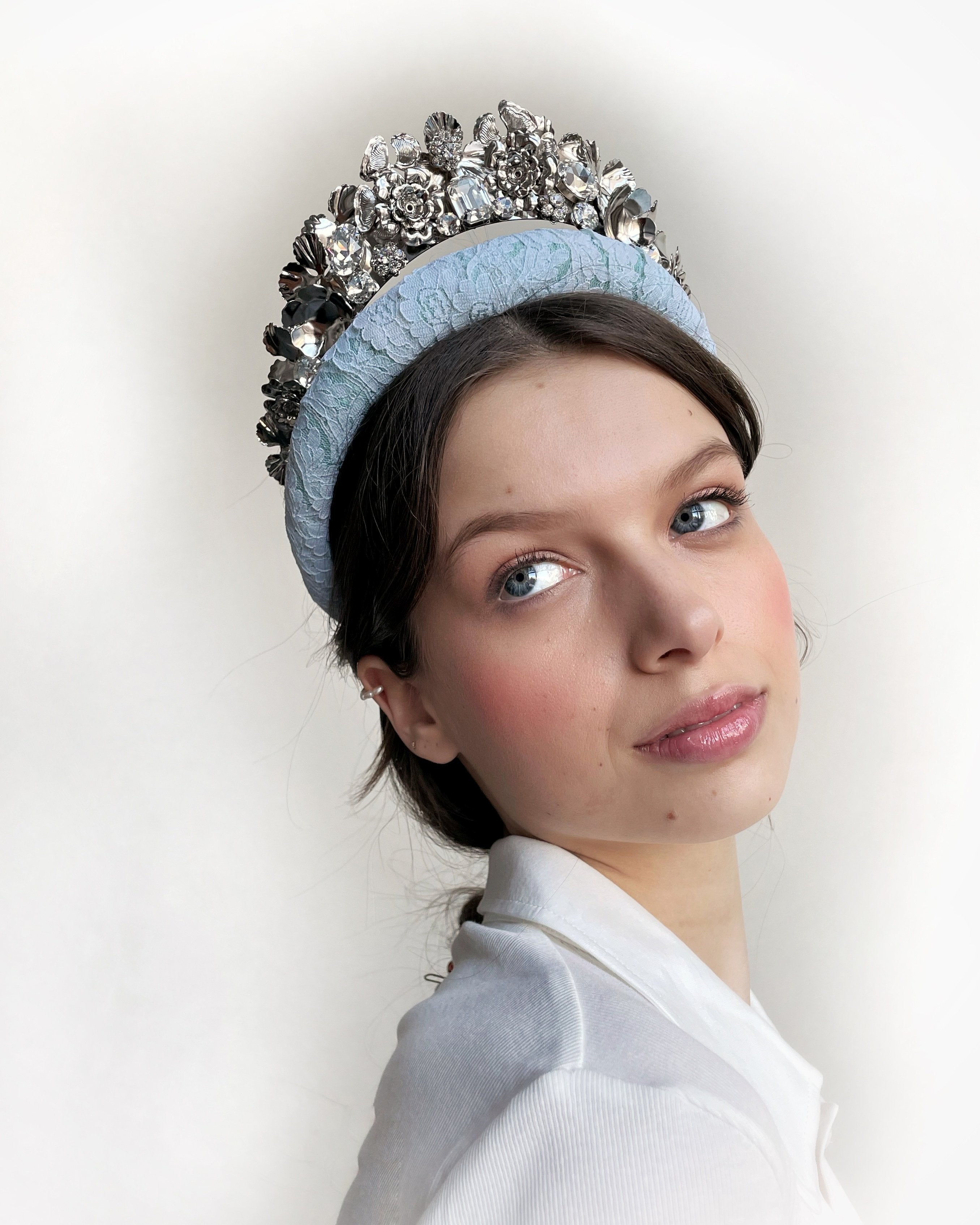 Daphne Crystal Wide Crown