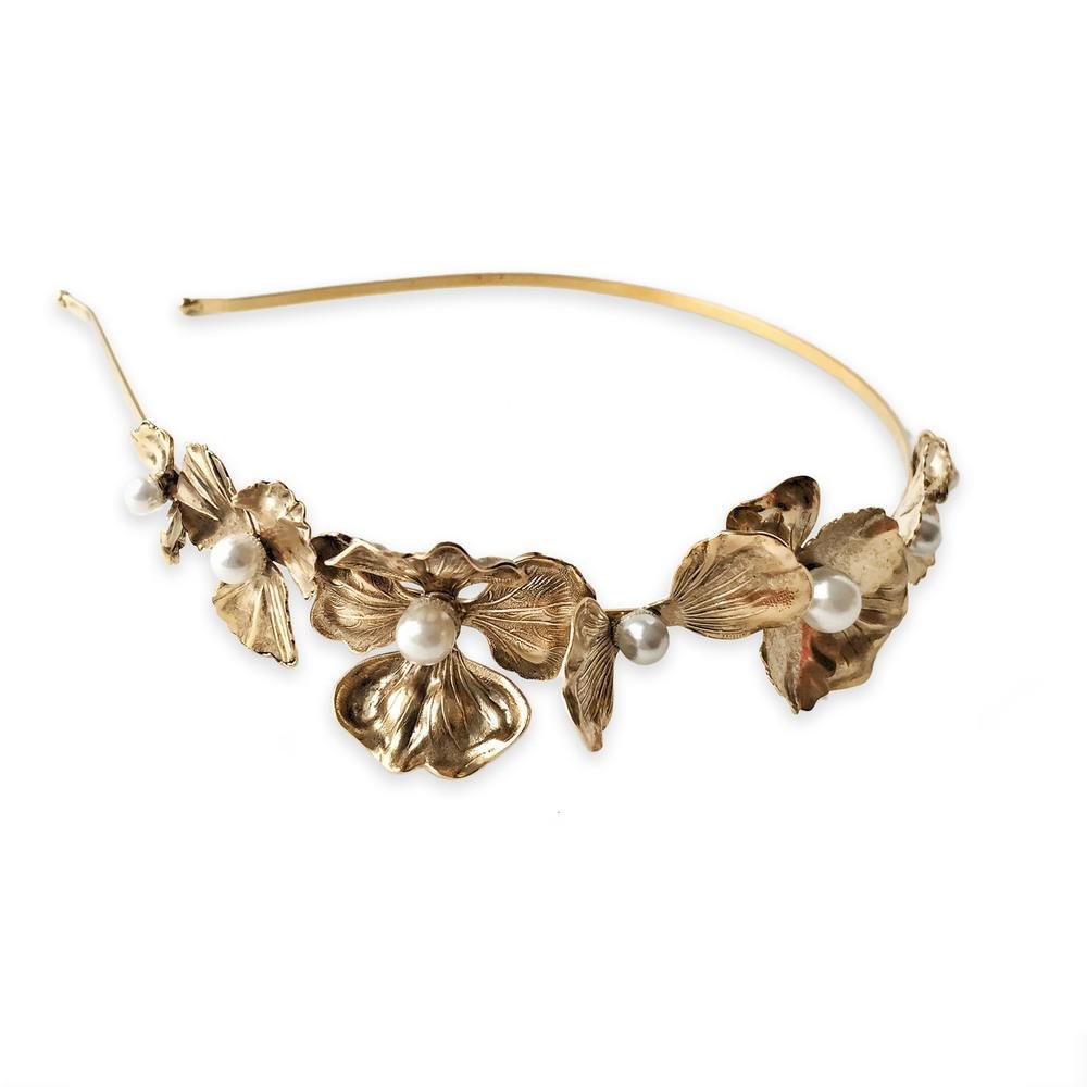 half headband poppy floral half headband poppy floral