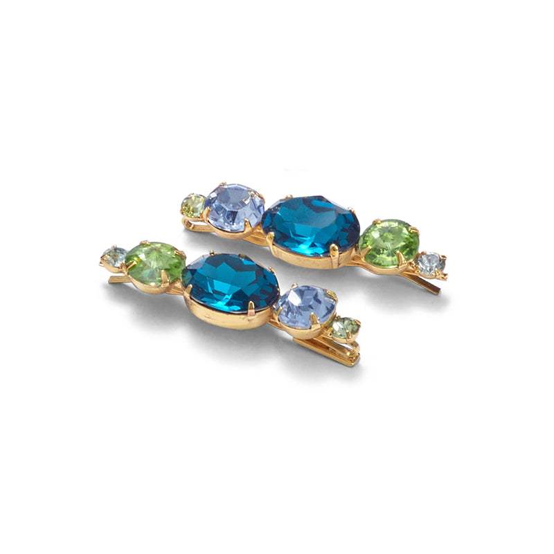 Bree Crystal Bobbi Set of Two