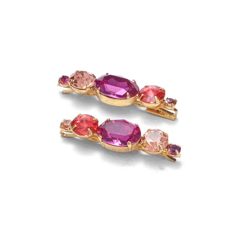 Bree Crystal Bobbi Set of Two