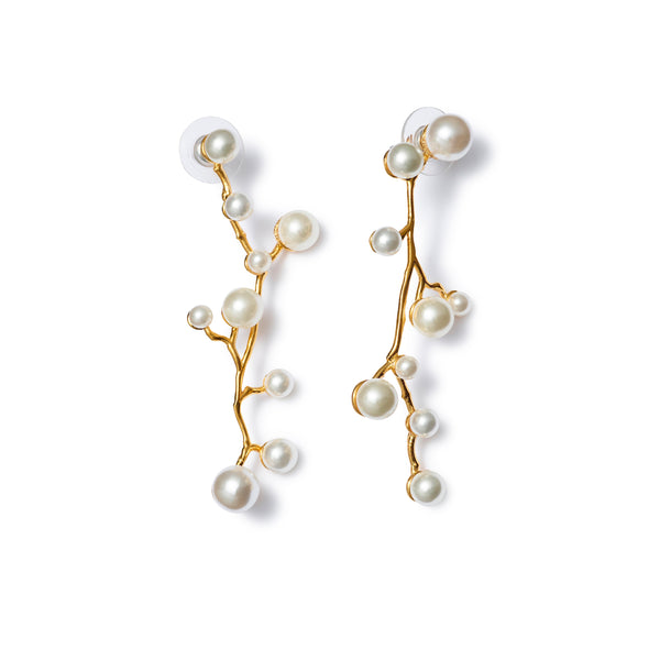 Pearl Forest Earrings | Luxury Bridal Hair Accessories | LELET NY