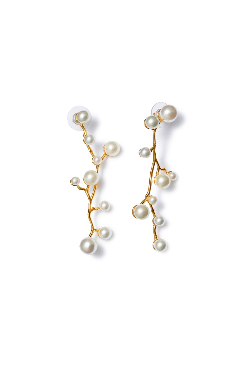 Pearl Forest Earrings