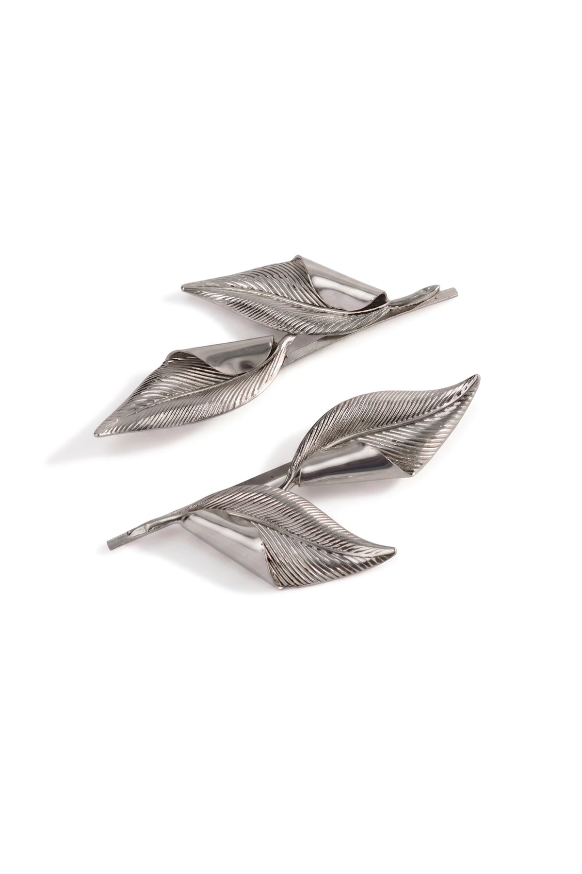Deco Leaf Bobbi Pin Set of 2
