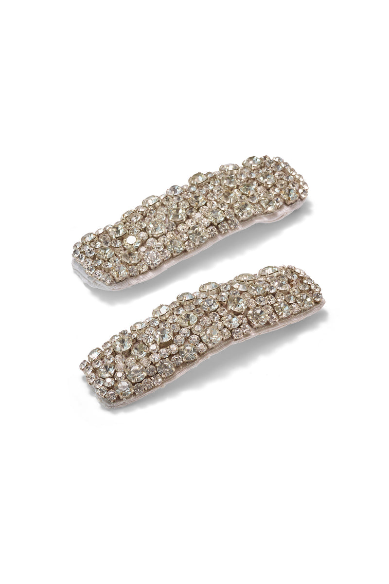 Hannah Crystal Snap Clip Set of 2