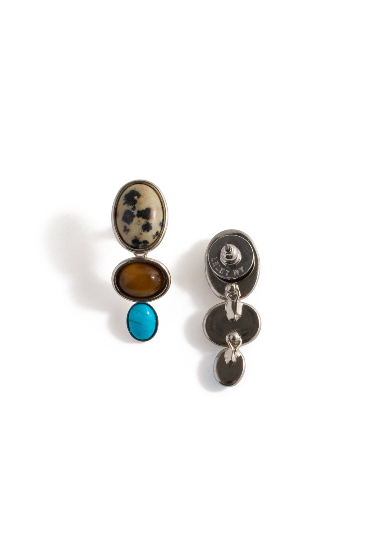 Petite Vega Stone Linear Earrings