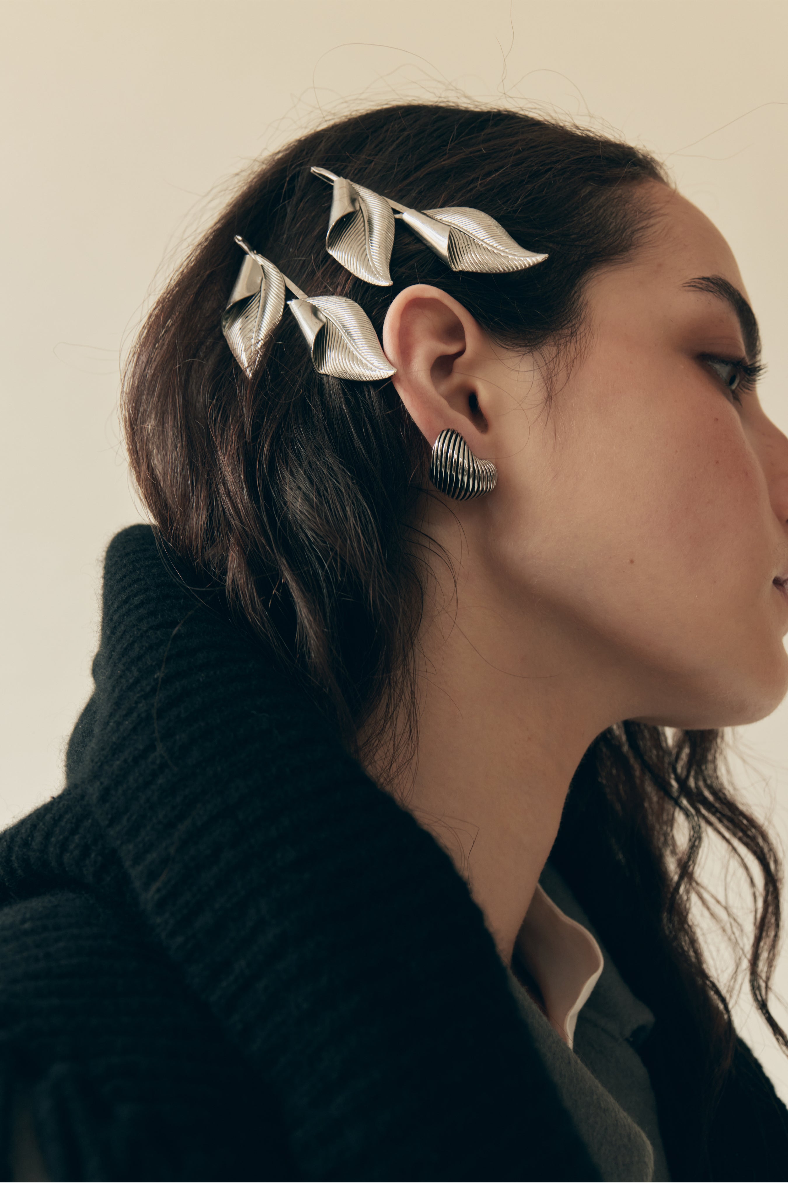 Deco Leaf Bobbi Pin Set of 2