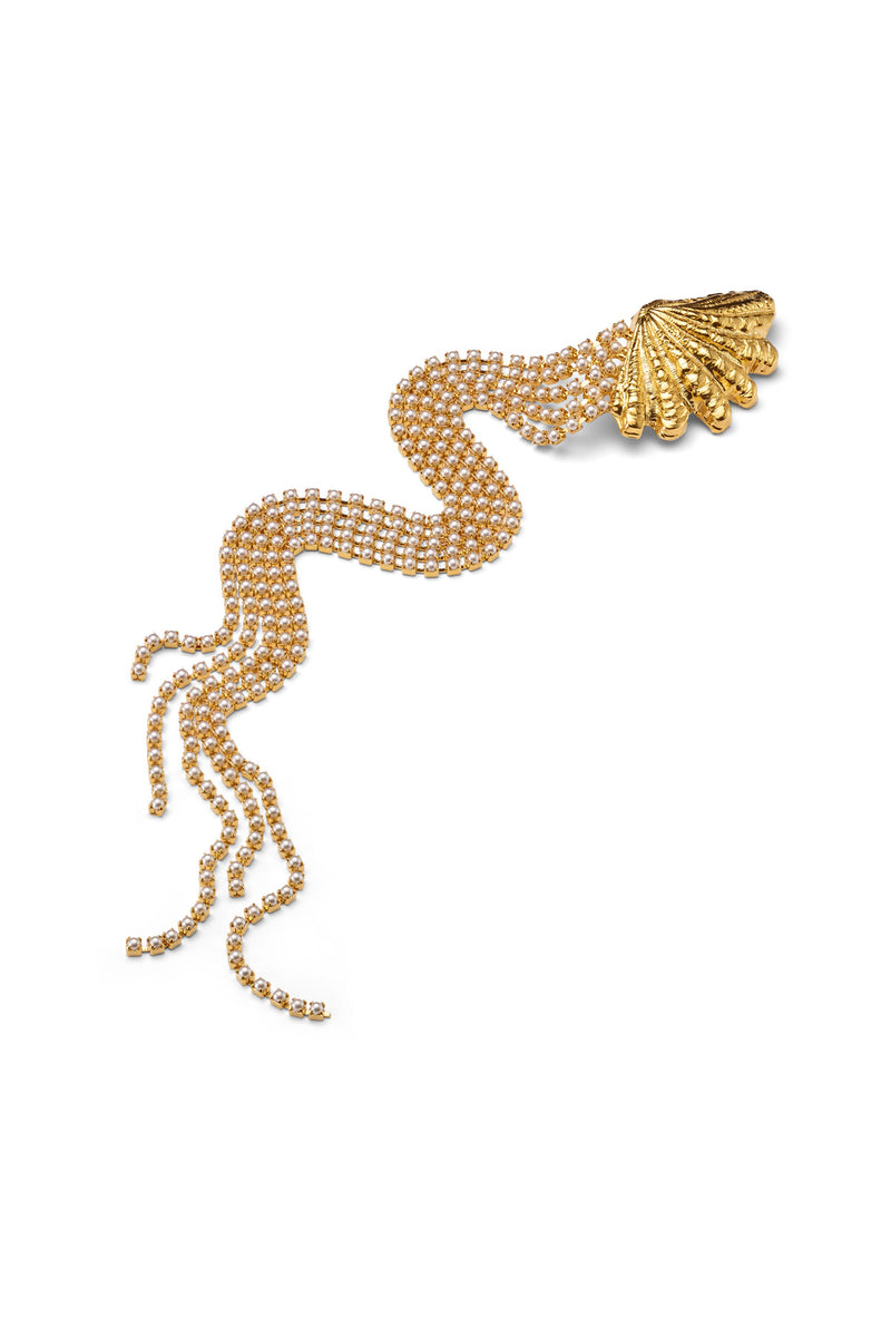 Nadia Pearl Chain Clip