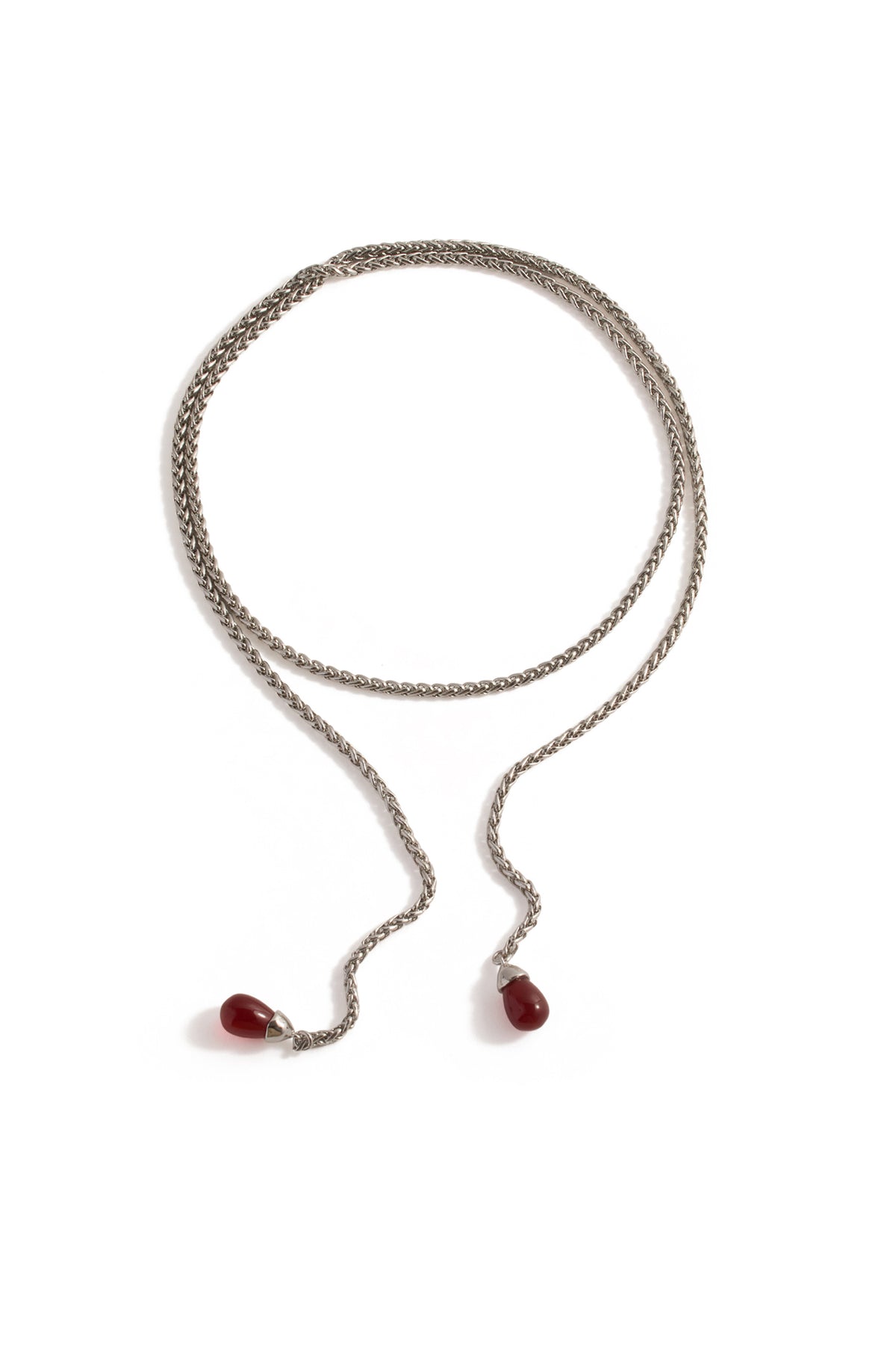 Mila Stone Lariat Necklace