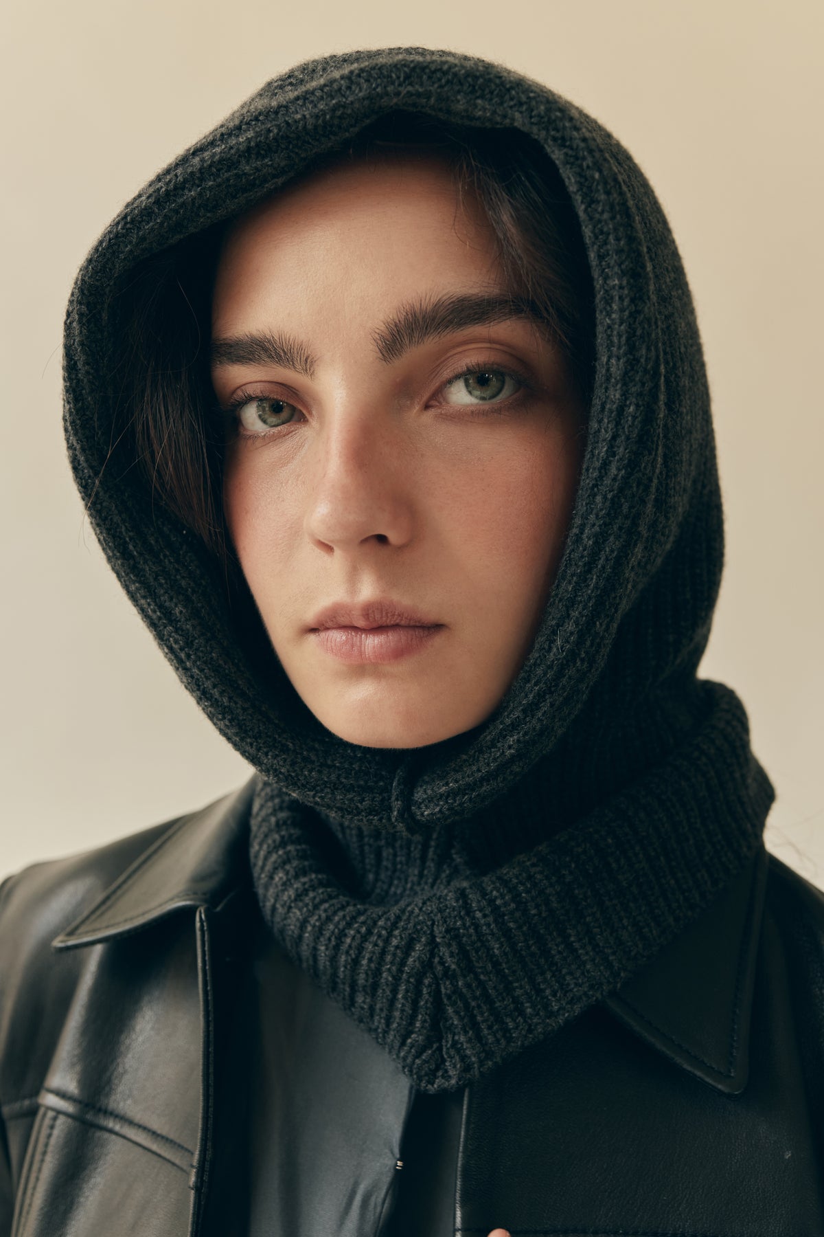 Camille Ribbed Balaclava